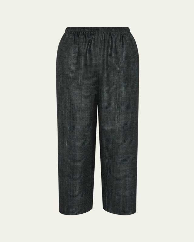 Japanese Wool Plaid Trousers